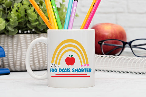 100 days smarter Svg Design SVG Regulrcrative 