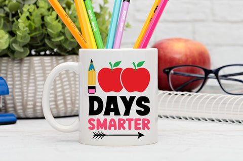 100 days smarter Svg Design SVG Regulrcrative 