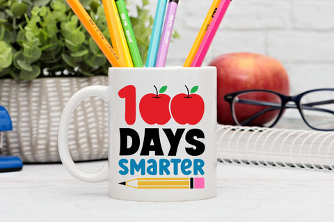 100 days smarter Svg Design SVG Regulrcrative 