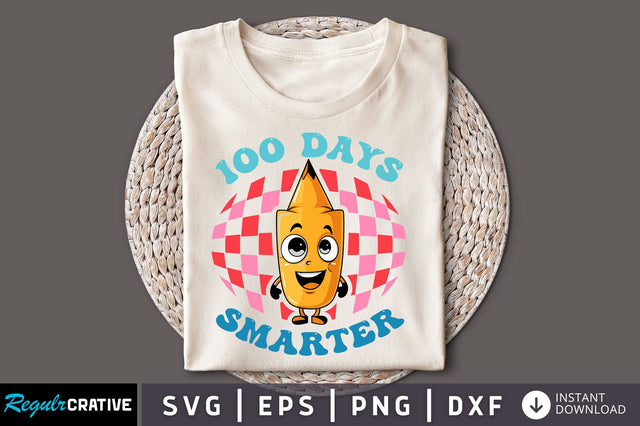 100 days smarter svg design SVG Regulrcrative 