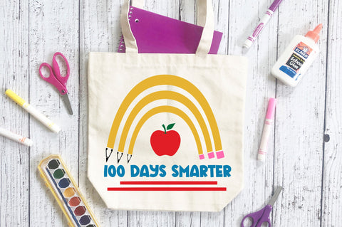 100 days smarter Svg Design SVG Regulrcrative 