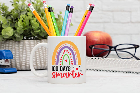 100 days smarter Svg Design SVG Regulrcrative 