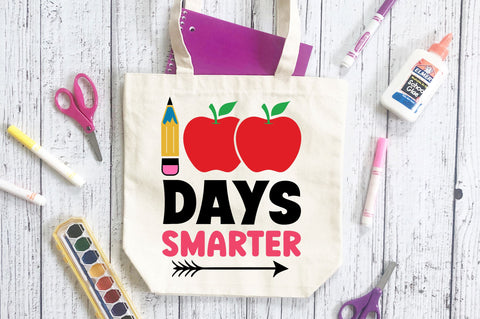 100 days smarter Svg Design SVG Regulrcrative 