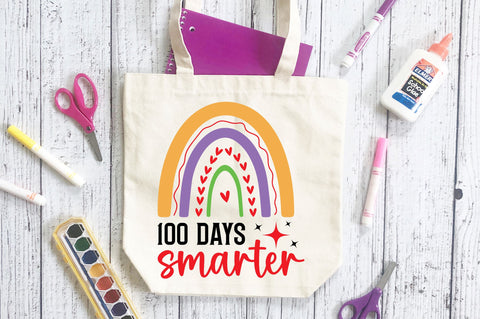 100 days smarter Svg Design SVG Regulrcrative 