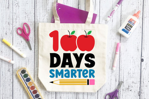 100 days smarter Svg Design SVG Regulrcrative 