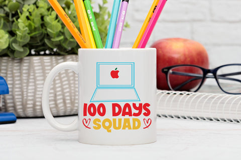 100 days squad Svg Design SVG Regulrcrative 