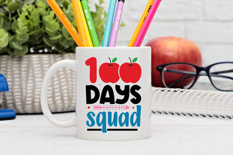 100 days squad Svg Design SVG Regulrcrative 