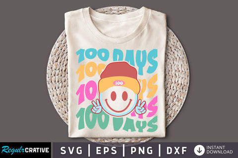 100 days svg design SVG Regulrcrative 