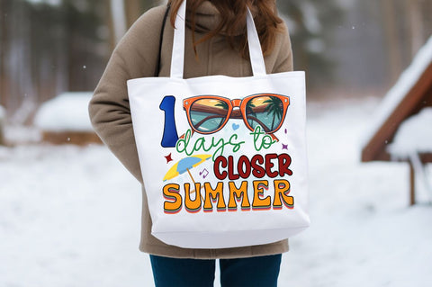 100 days to closer summer PNG Design Sublimation Designangry 