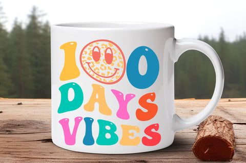 100 days vibes svg design SVG Regulrcrative 