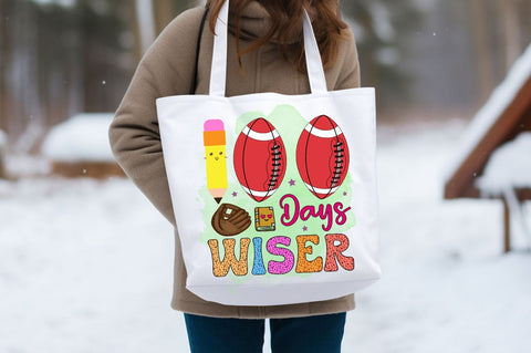 100 days wiser PNG Design Sublimation Designangry 