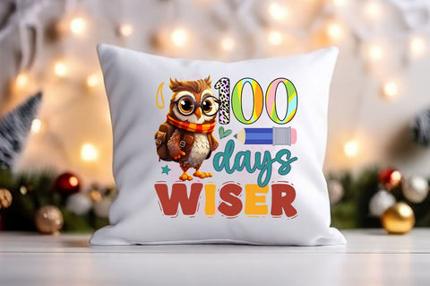 100 days wiser PNG Design Sublimation Designangry 