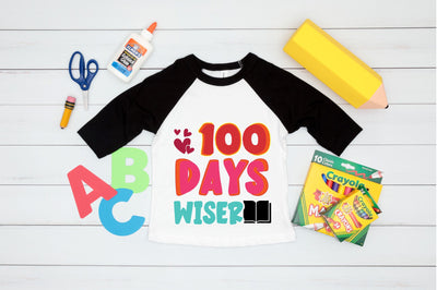 100 days wiser SVG Design SVG Regulrcrative 
