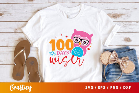 100 days wiser Svg SVG Design SVG Designangry 