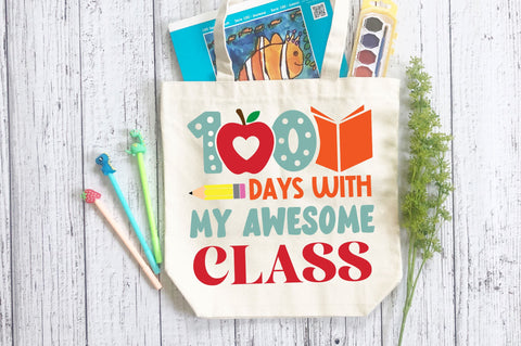 100 days with my awesome class Svg design SVG Regulrcrative 