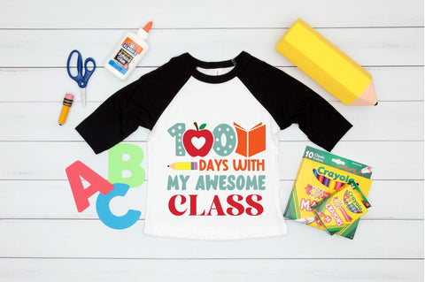 100 days with my awesome class Svg design SVG Regulrcrative 