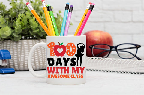 100 days with my awesome class SVG Design SVG Regulrcrative 