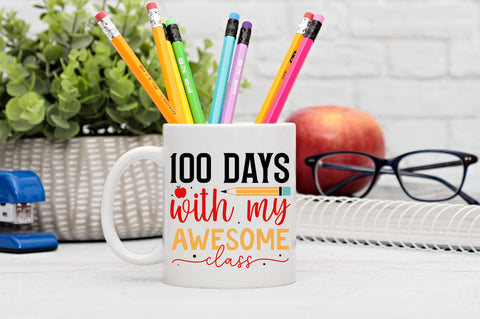 100 days with my awesome Svg Design SVG Regulrcrative 