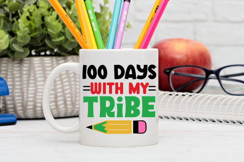 100 days with my tribe SVG Design SVG Regulrcrative 