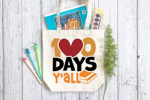 100 days yall SVG Design SVG Regulrcrative 