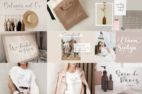 100 Handwittten Font Bundle Font Timur type 