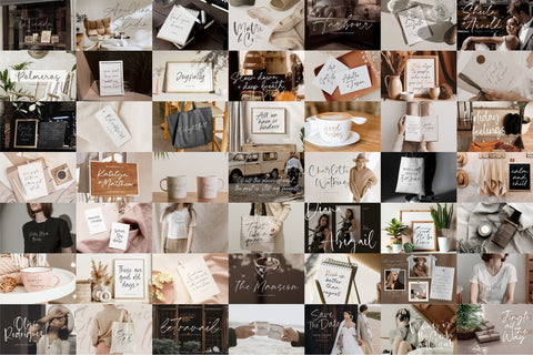 100 Handwittten Font Bundle Font Timur type 