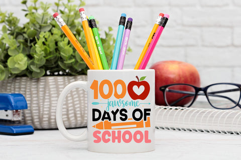 100 jawsome days of school SVG Design SVG Regulrcrative 