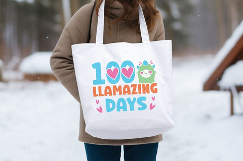 100 Llamazing Days svg Design SVG Designangry 