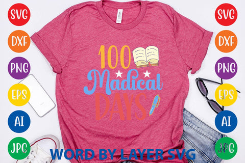 100 Madical Days svg design SVG Rafiqul20606 