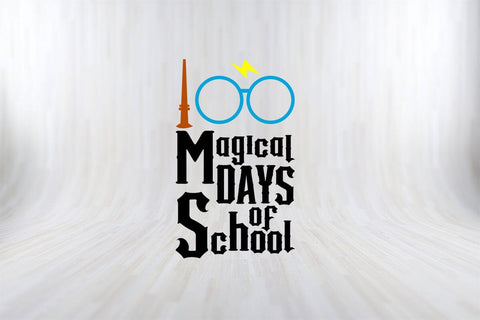 100 Magical Days 100th Day Of School T-Shirt SVG PNG Cut File SVG SVG Print File 