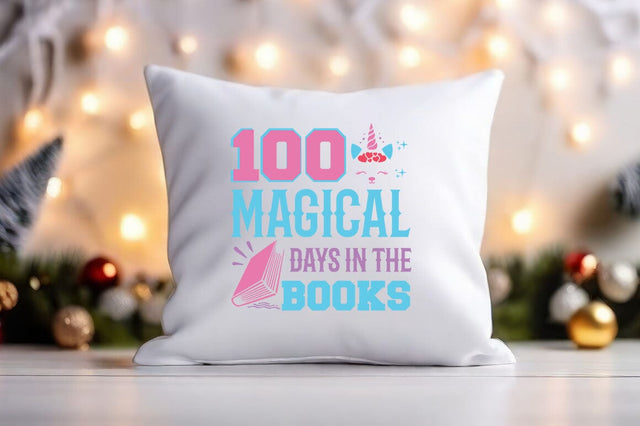 100 Magical Days In The Books svg Design SVG Designangry 