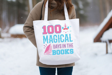 100 Magical Days In The Books svg Design SVG Designangry 