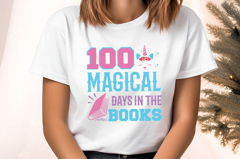 100 Magical Days In The Books svg Design SVG Designangry 