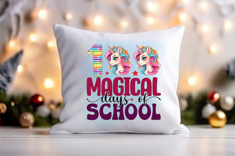 100 magical days of school PNG Design Sublimation Designangry 