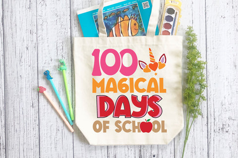 100 magical days of school SVG Design SVG Regulrcrative 