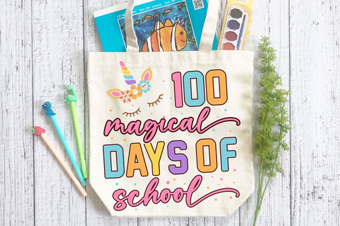 100 magical days of school svg Design SVG Regulrcrative 