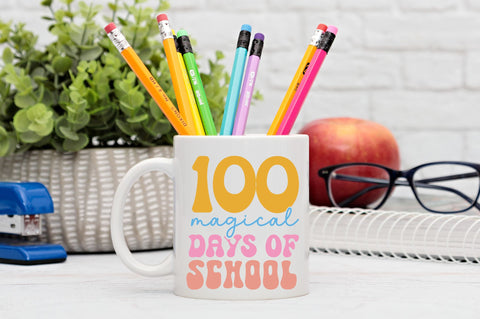 100 magical days of school Svg Design SVG Regulrcrative 
