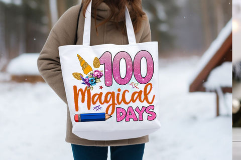 100 magical days PNG Design Sublimation Designangry 