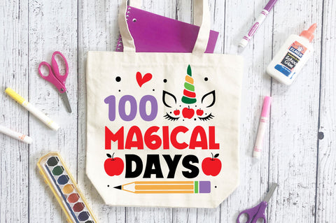100 magical days Svg Design SVG Regulrcrative 