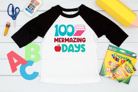 100 mermazing days SVG Design SVG Regulrcrative 