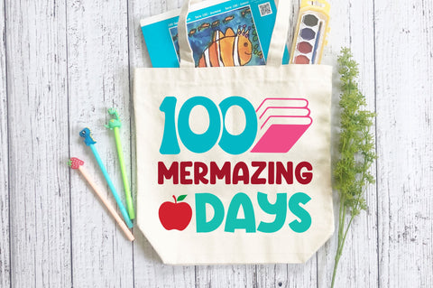 100 mermazing days SVG Design SVG Regulrcrative 