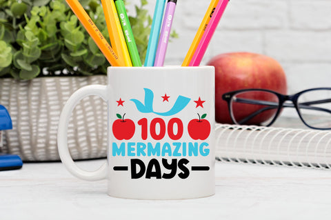 100 mermazing days Svg Design SVG Regulrcrative 