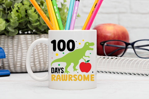 100 rawrsome days Svg Design SVG Regulrcrative 