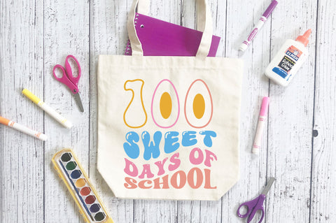 100 sweet days of school Svg Design SVG Regulrcrative 