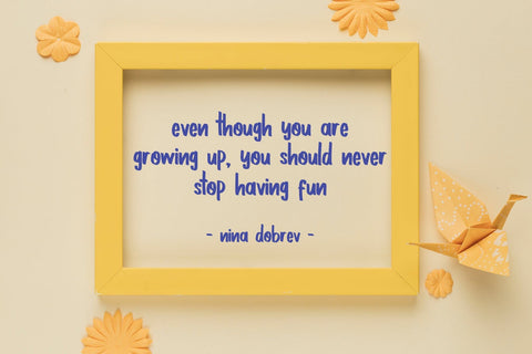 1000 Wishes Origami Font Dm Letter Studio 