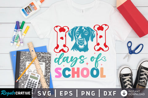 101 days of school svg Design SVG Regulrcrative 