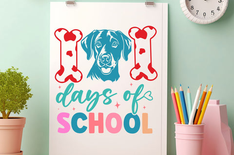 101 days of school svg Design SVG Regulrcrative 