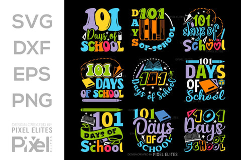 101 Days Of School SVG Hello School Kids Welcome To School Back To School Quote Design SVG ETC Craft 