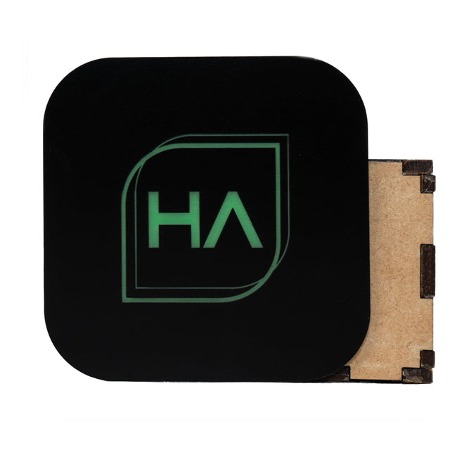 1/16in Two Tone Black/Neon Green Acrylic Sheet Physical Houston Acrylic 