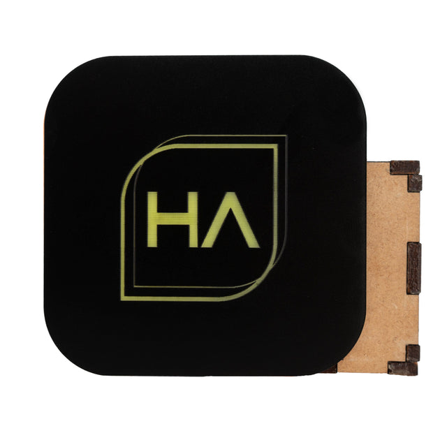 1/16in Two Tone Black/Neon Yellow Acrylic Sheet Physical Houston Acrylic 